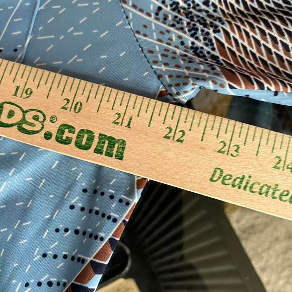 70s Challenger Geometric Disco L/S Shirt Size L - Picture 6 of 8